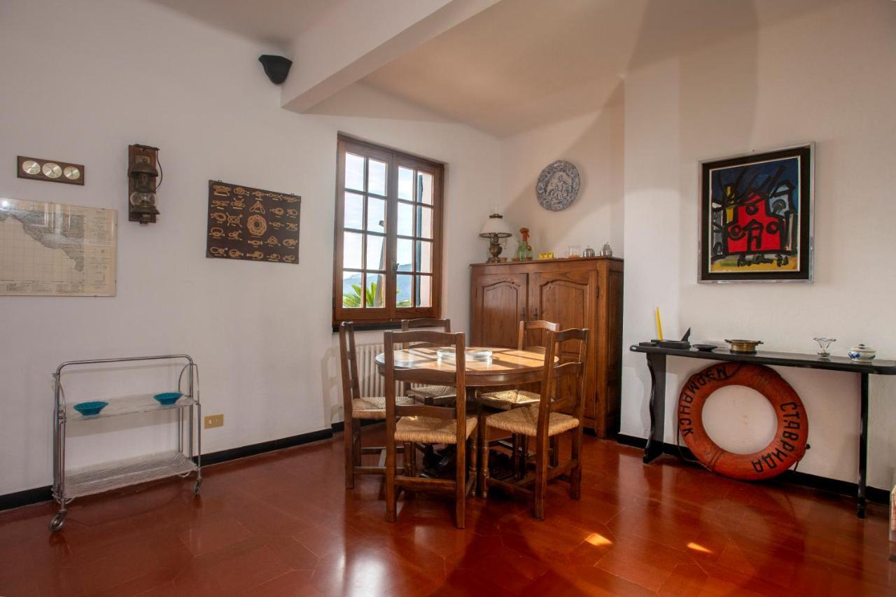 080 - La Villa Storica Il Vigneto 45B, Terrazza Sul Mare - Parcheggio Privato Gratis Moneglia Exteriér fotografie