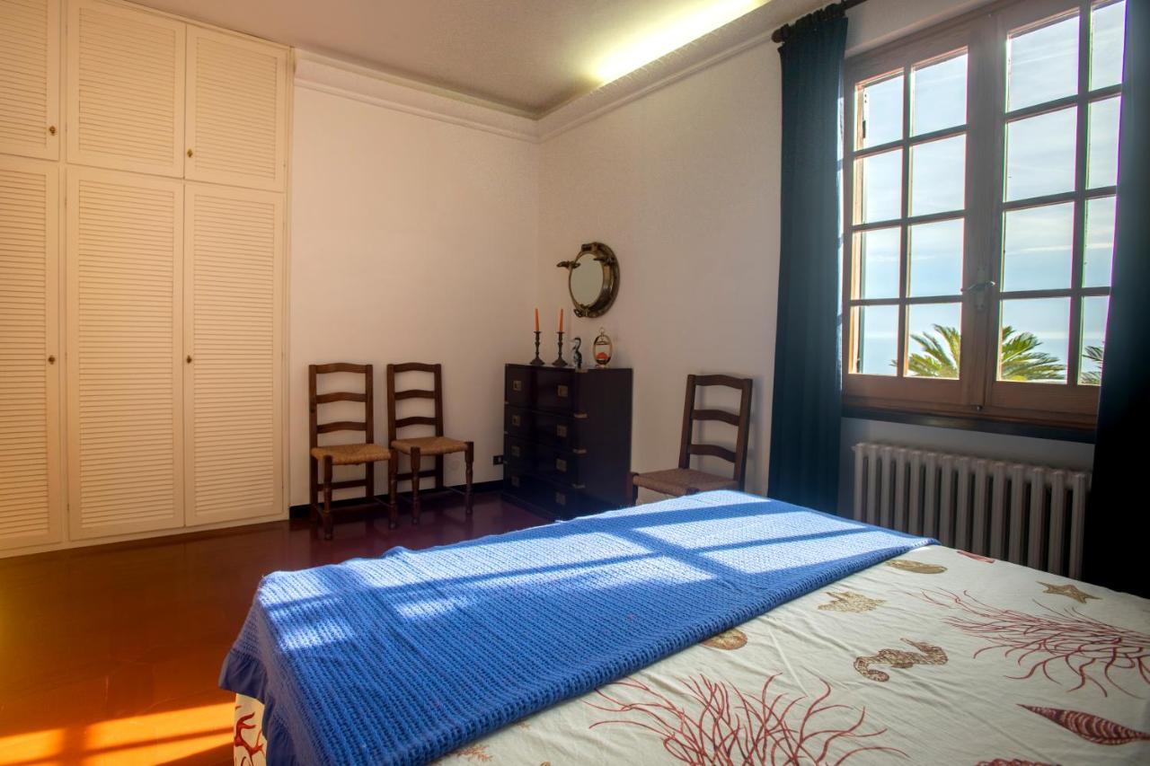 080 - La Villa Storica Il Vigneto 45B, Terrazza Sul Mare - Parcheggio Privato Gratis Moneglia Exteriér fotografie
