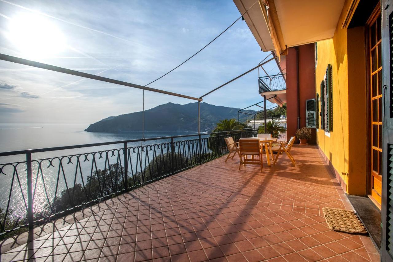 080 - La Villa Storica Il Vigneto 45B, Terrazza Sul Mare - Parcheggio Privato Gratis Moneglia Exteriér fotografie