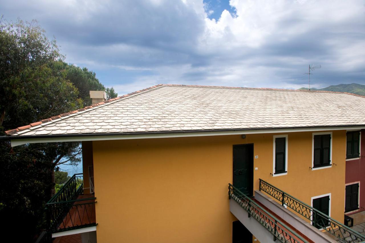 080 - La Villa Storica Il Vigneto 45B, Terrazza Sul Mare - Parcheggio Privato Gratis Moneglia Exteriér fotografie